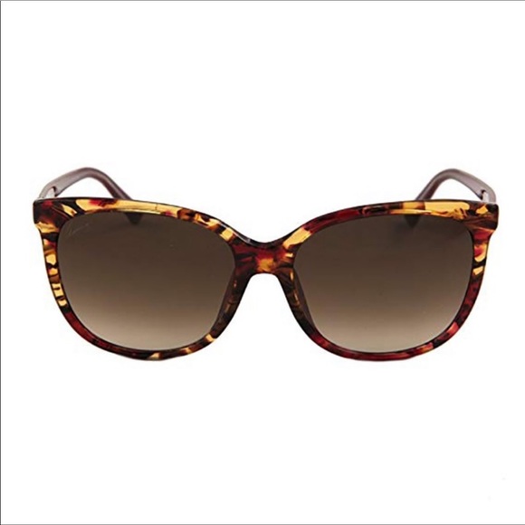 GUCCI RED HAVANA BURGUNDY BROWN GRADIENT S… main image 5